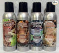 Smoke Odor Exterminator 198 gm/ 7 oz Large Spray Cinnamon Apple Set of Four Cans. Assortment (4) Includes Cinnamon Apple Pumpkin &amp Waffle Mulberry Spice and White Pumpkin.