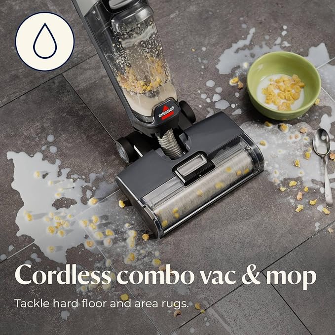 Bissell CrossWave OmniForce Cordless Multi-Surface Hard Floor Cleaner and Mop Wet Dry Vacuum with Dedicated Dry Vacuum Mode 3882