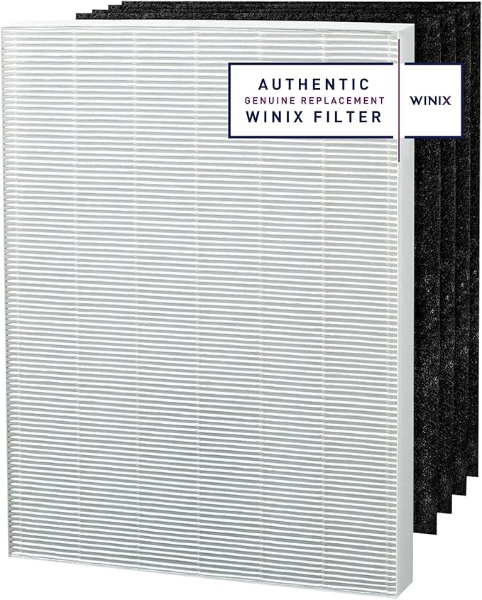 Genuine Winix 115115 Replacement Filter A for C535 5300-2 P300 5300 White/Black