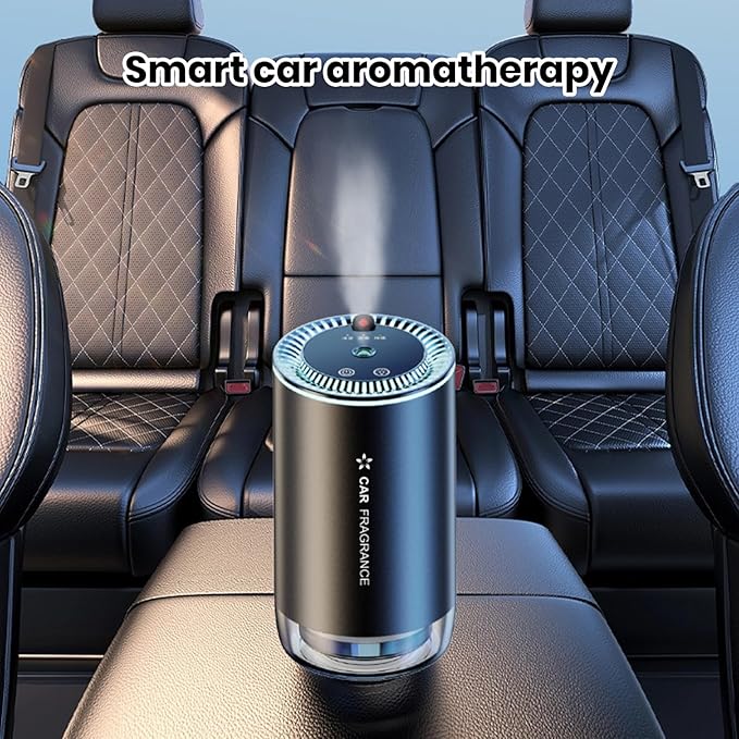Atmosphere Light Car Supplies Sure Here's A Product Title for Air Freshener Smart Essential Oil Diffuser Atomization Auto On/Off Rechargeable D