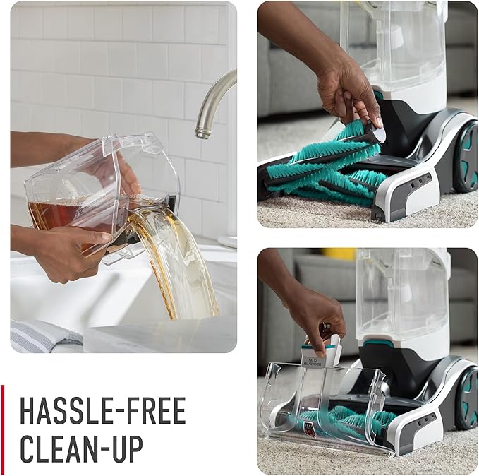 Hoover SmartWash+ Automatic Carpet Cleaner Machine for Carpet and Upholstery Deep Cleaning Carpet Shampooer Machine Pair with a Hoover Carpet Cleaner Solution for a Bright Refreshed Home