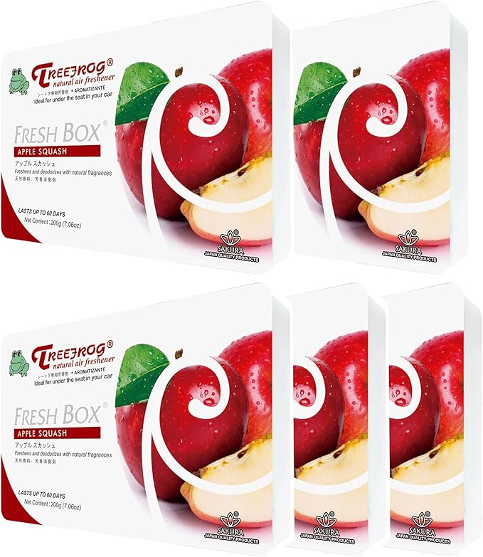 Apple Squash Scent 5 Packs Tree Frog JDM Car Air Freshener