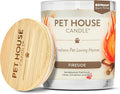 One Fur All Pet House Candles Long Lasting Clean Burning Soy Wax Scented Candles for Pet Odor Fireside