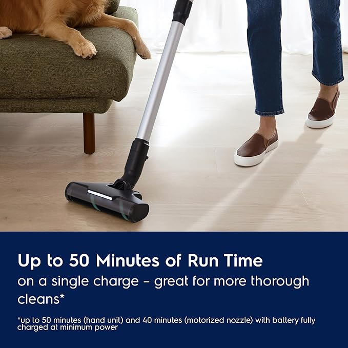 Electrolux Ultimate600 Complete Home Cordless Stick Vacuum with 3 Specialized Nozzles (Multi-Surface Hard Floor &amp Pet) 50-Minute Run Time 3 Power Modes White