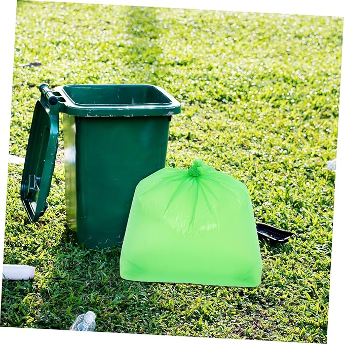 50pcs Thickened Tear-resistant Plastic Trash Bags Large Capacity Garbage Liners for Kitchen Bathroom Home Use PE Material Multipurpose Waste Bags