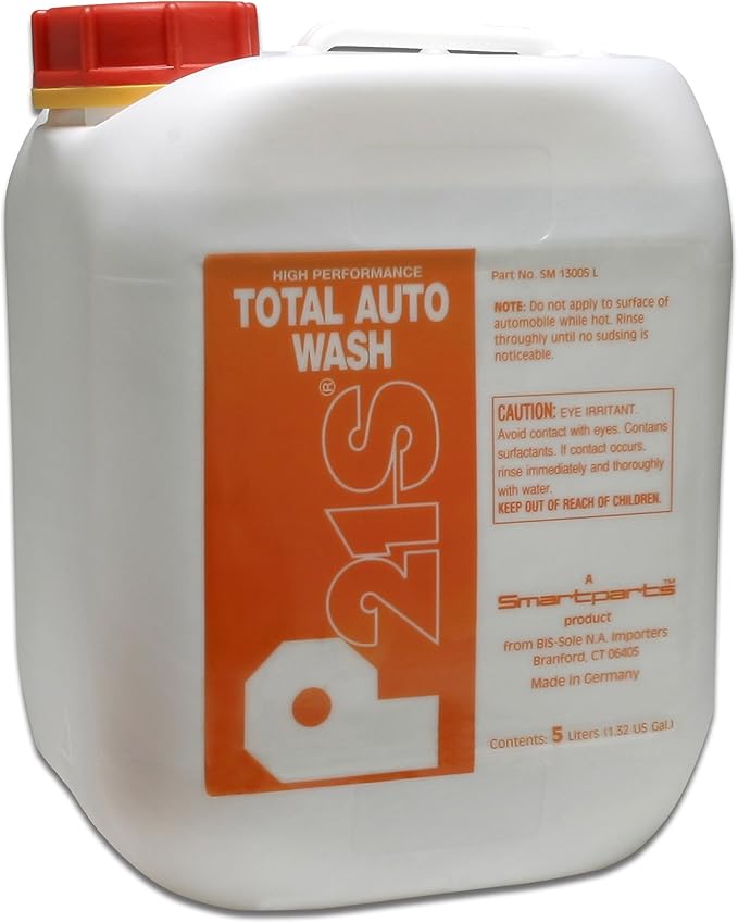 P21S 13005L Auto Wash Canister 5 L White Orange 169 Fl Oz (Pack of 1)