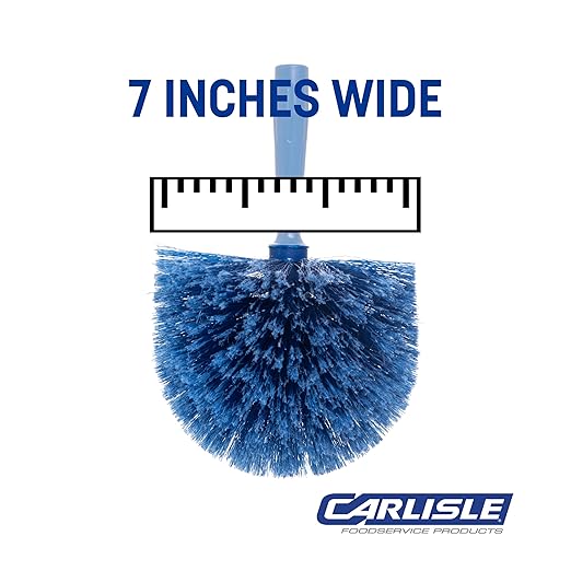 SPARTA Flo-Pac Rounded Duster Cleaning Duster with Electrostatically Charged Bristles for Cleaning 9 X 7 X 7 Inches Blue (Pack of 12)