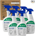 In-Cide Hospital Grade Disinfectant Spray - EPA Registered Cleaner Kills 99.9% MRSA H1N1- Medical Grade for Home Office Clinic - Lavender Scent (150 24 oz Bottles)
