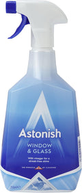 Astonish 750Ml Window &amp Glass Surface Mirror Bathroom Kitchen Household Cleaner by Astonish
