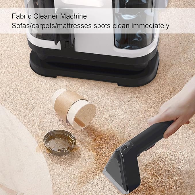 Powerful Carpet Spot Cleaner 14Kpa Suction Power Versatile Cleaning 6.5m Working Range Carpet Cleaner Machine for Sofa Car Seat 500W
