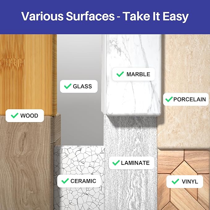 Mop and Bucket Set Flat Mops for Floor Cleaning Wall Mop with 60 Extensible Handle Hardwood Floor Mop with 4 Microfiber Pads