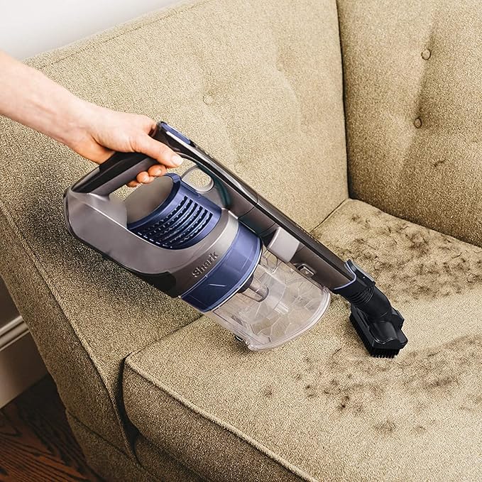 Shark Rocket Lightweight Cordless Stick Vacuum (IX141) 7.5 lbs Blue Iris -Shark IONFlex Green DuoClean Cordless (Blue Renewed)