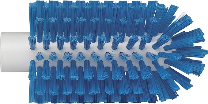 Vikan 5380-77-3 Stiff Tube Brush Polyester 3-3/32 x 6 OAL Blue
