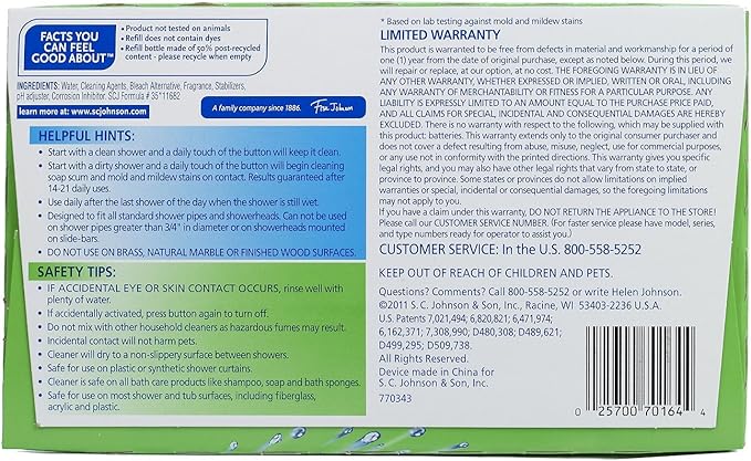 Scrubbing Bubbles Automatic Shower Cleaner Starter Kit 34 Ounce