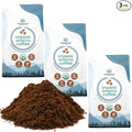 Premium Enema Organic Coffee for Enemas - Light Roast Medium Ground Specialty Grade High Palmitic Acid Caffeine Fair Trade 1Lb (3 Pack)