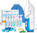 Mypurmist® Premium Value Pack - Handheld Ultrapure Instant Steam Inhaler - Fast Allergy Nasal Congestion Cold Cough Sinus Relief - Vaporizer Humidifier Steamer Voice Care