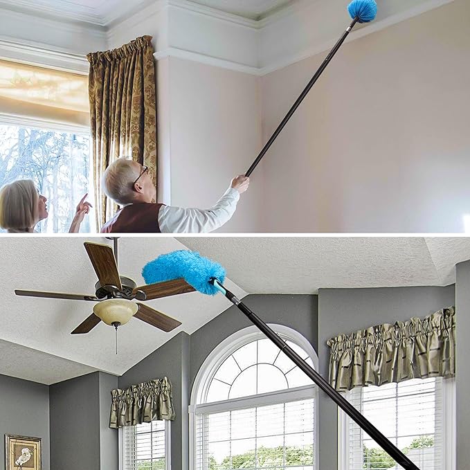 26FT Window Cleaning Brush Kit 4-26ft Adjustable Water Fed Pole Kit Solar Panel Cleaning Brush and Pole Window Roof Solar Panel Washing Cleaner Equipment Kit