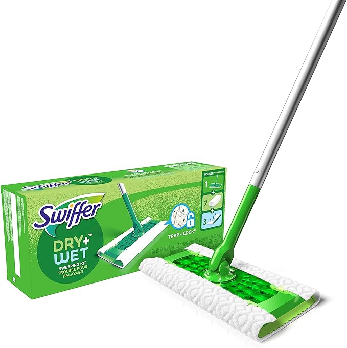 Swiffer 92815 Sweeper® Dry &amp Wet Floor Mop Starter Kit