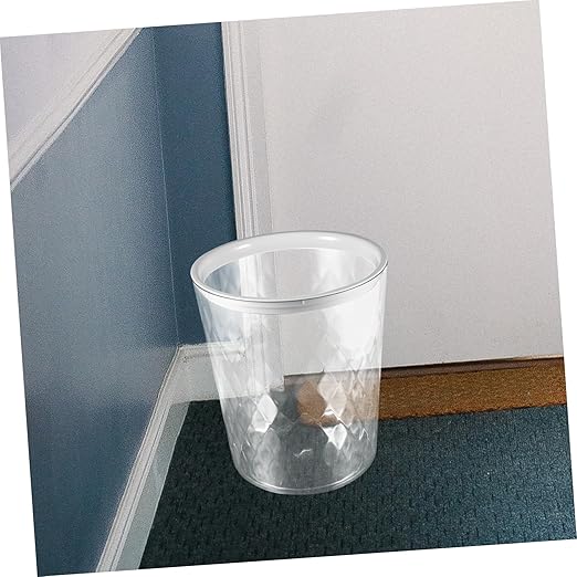 Trash Wastebasket for Bedroom Bathroom Office Capacity Impact Resistant Design Stylish and Garbage Container for Various Occasions