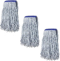 KLEEN Handler Cut End Finish Mop | 1.25 Universal Headband Maximum Absorption Finishing Mop Pack of 3