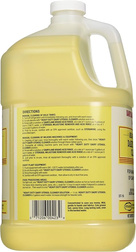 STEARNS packaging corporation st0016-db-gl10 Heavy Duty Dairy Utensil Cleaner 1 Gallon