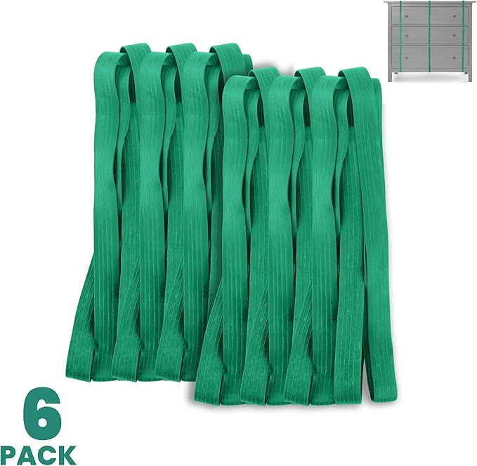 Kitchentoolz 26 Rubber Band for Large 65 Gallon Trash Cans -Extra Durable and Heat Resistant- Garbage Bag Band- Pack of 6