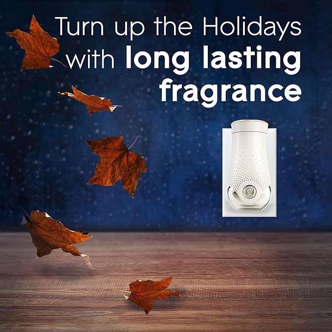Glade Automatic Spray Refill Air Freshener for Home and Bathroom Fall Night Long 6.2 Oz 2 Count