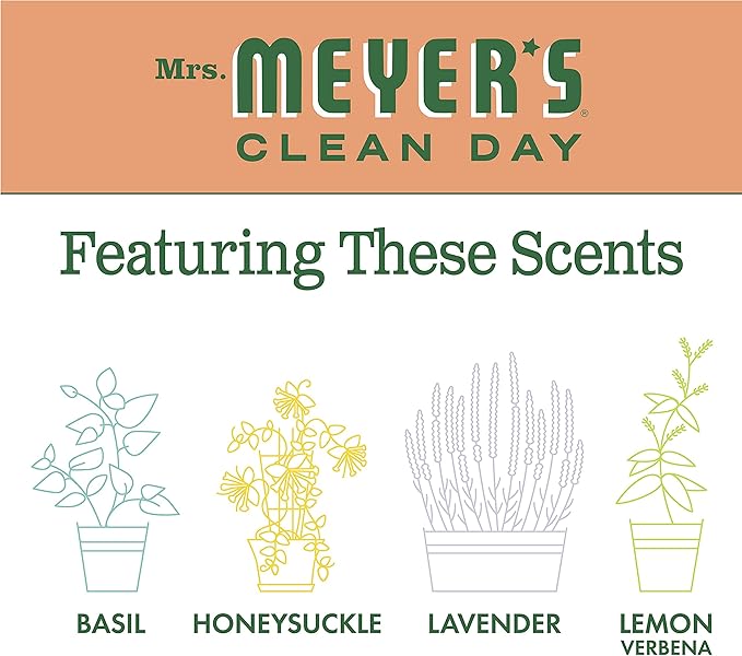 Mrs. Meyers Clean Day Room Freshener Geranium 8 Fluid Ounce (Pack of 3)