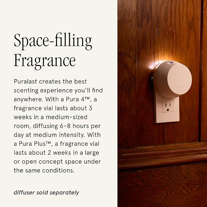 Pura x Studio McGee Home Scent Refill - Smart Air Diffuser - Up to 120-Hours of Luxury Fragrance per Refill - Home Essential - Clean &amp Safe Diffuser Fragrance - 2 Pack Violet Fig