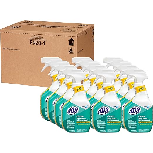 Formula 409 Cleaner Degreaser Disinfectant CloroxPro Spray 32 Fl Oz Pack of 12 (Pack May Vary)