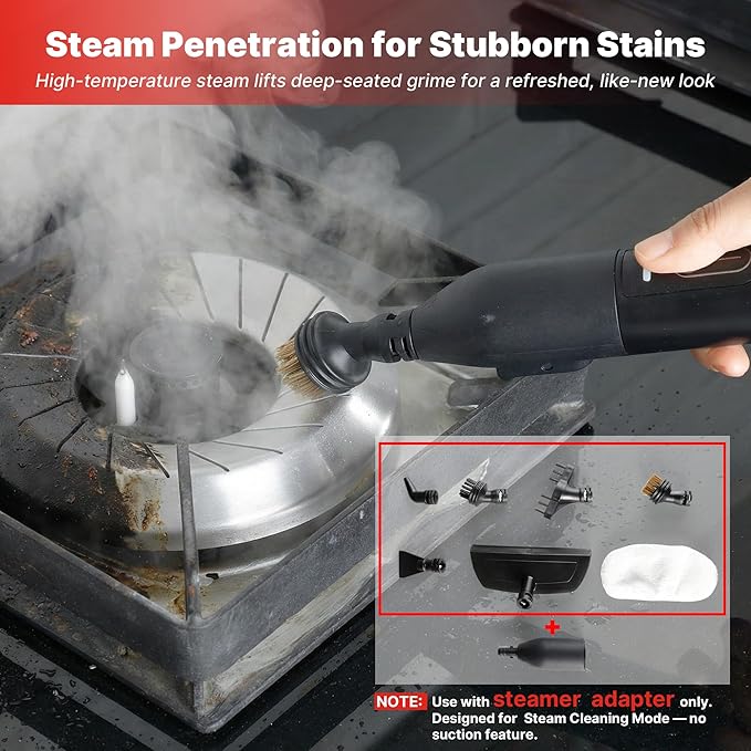 Shop-Vac Portable Carpet Cleaner Machine with 212℉ Steam &amp Heating System 4 Cleaning Modes Upholstery Cleaner with Versatile Tools for Car Rug Couch Bathroom Kitchen Messes 5430270