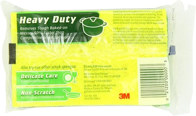 Scotch-Brite Heavy Duty Scrub Sponge 21 Count