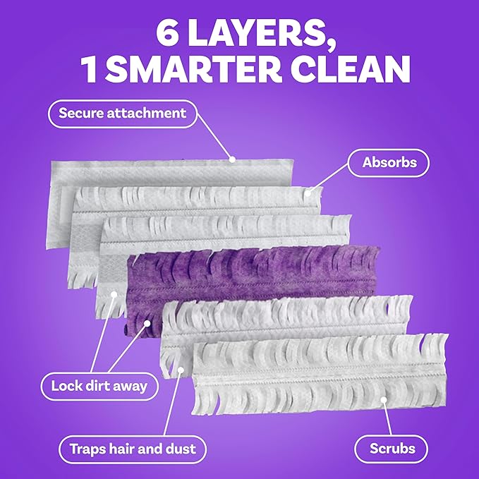 Swiffer PowerMop Multi-Surface Mopping Pad Refills Made by Swiffer for Floor Cleaning 11 Count (Pack of 3)