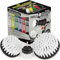 Car Accessories - Drill Brush Attachment for Washing Wheels Mats Detailing - Carpet and Upholstery Cleaner - Boat and Kayak Hull Accessories - Glass and Fiberglass Cleaner