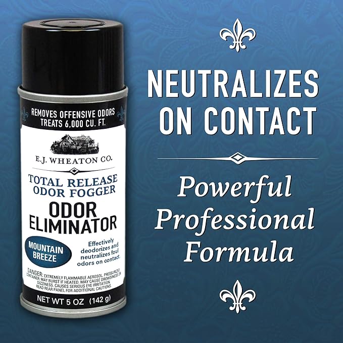Odor Eliminator Total Release Odor Fogger 3 Pack Effectively Deodorizes and Neutralizes Foul Odors on Contact Mountain Breeze (5 OZ).