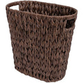 GRANNY SAYS Wicker Waste Basket Waterproof Bathroom Trash Can Bedroom Can Durable Wastebasket with Handles 19 Liters/5 Gallons