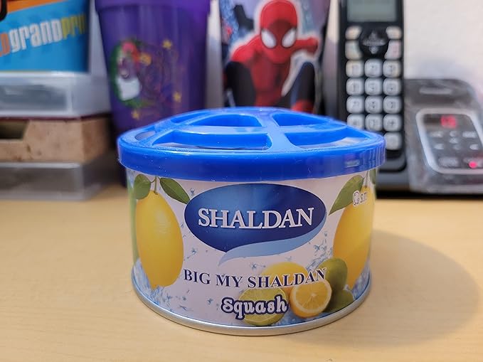 Big My Shaldan Squash Scent Gel 12-cans (1 case box) Air Freshener Heavy Duty and Strong Strength Freshener for Large Cars JDM Japan Freshener