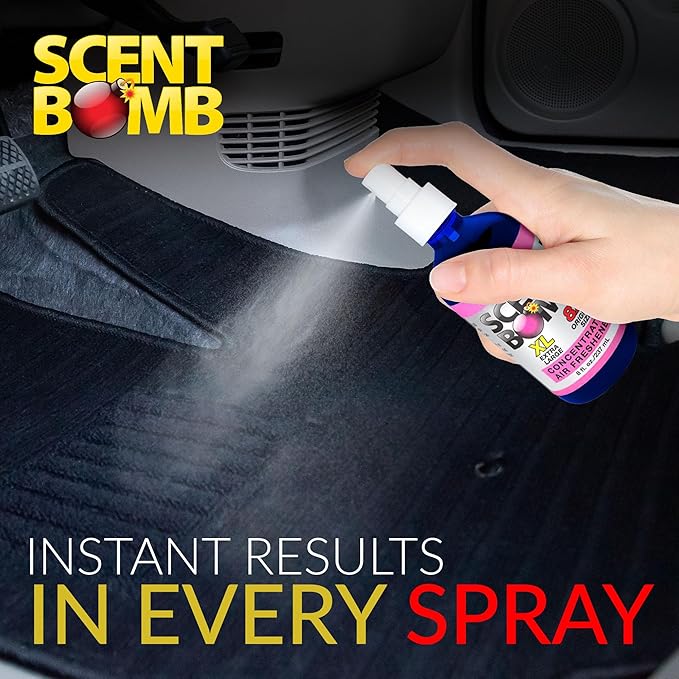 Scent Bomb Air Freshener Spray Long-Lasting Odor Eliminator for Home &amp Car Effective Deodorizer Spray for Kitchen Bathroom Fresh Room Spray &amp Smell Neutralizer Juicy Juice