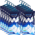 Hanging Moisture Absorber Activated Charcoal 10.6 oz/300g | Moisture Absorbing Bags for Bathroom Closet &amp Kitchen | Removes Moisture Humidity &amp Odors | Portable Dehumidifier | Set Of 10