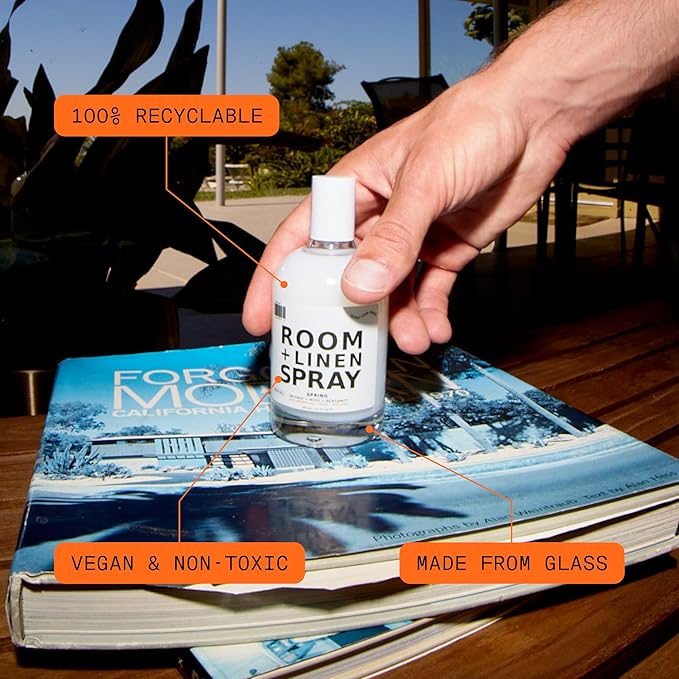 DedCool Room + Linen Spray | 01 Taunt | Natural Fabric &amp Linen Spray | Non-Toxic Essential Oil Infused | Freshens Home Bedding Couch Closet &amp Bath | 3 fl oz