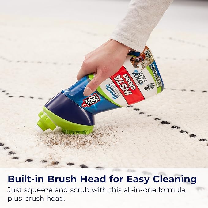 Bissell InstaClean Oxy Pet Spot and Stain Remover with Brush Head 4 pack 17409
