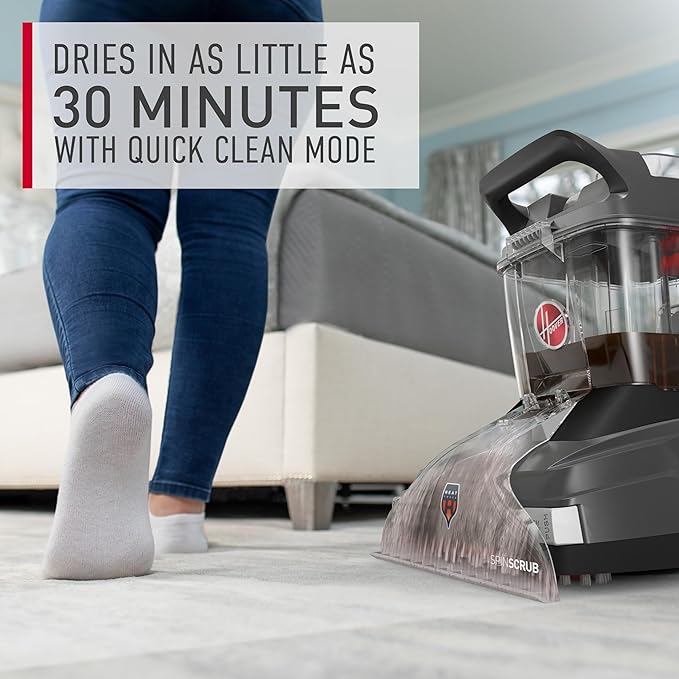 Hoover PowerScrub XL Pet Carpet Cleaner Machine for Carpet and Upholstery Deep Cleaning Carpet Shampooer Machine with Multi-Purpose Tools Powerful Suction Pair with Hoover Cleaner Solution