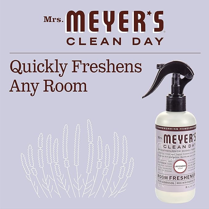 Mrs Meyers Clean Day Room Freshener 8 Fluid Ounce (Lavender)