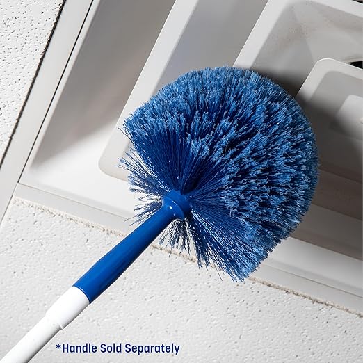 SPARTA Flo-Pac Rounded Duster Cleaning Duster with Electrostatically Charged Bristles for Cleaning 9 X 7 X 7 Inches Blue (Pack of 12)