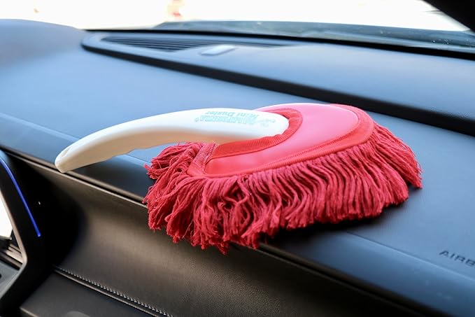 The Original California Car Duster Detailing Kit with Plastic Handle Model Number: 62445  Red