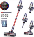 Cordless Vacuum Cleaner 650W 55Kpa 70Mins Vacuum Cleaners for Home with Auto Mode/LED Touch Display Self-Standing Cordless Stick Vacuum Rechargeable Vacuum Cleaner for Pet Hair/Carpet/Floors