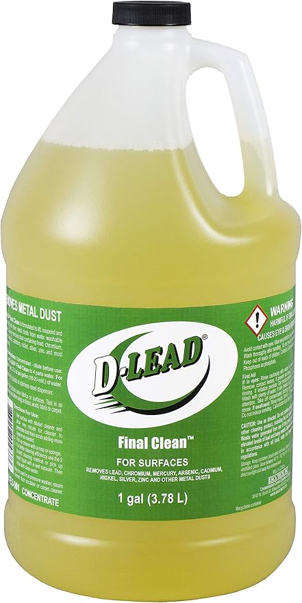 D-Lead Final Clean Decontamination Concentrate (1 Gallon)