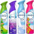 Febreze Air Freshener Odor Eliminator Spray Assorted Scent Febreze &amp Bathroom Deodorizer Original Island Fresh Linen Sky &amp Lavender 4 Pack