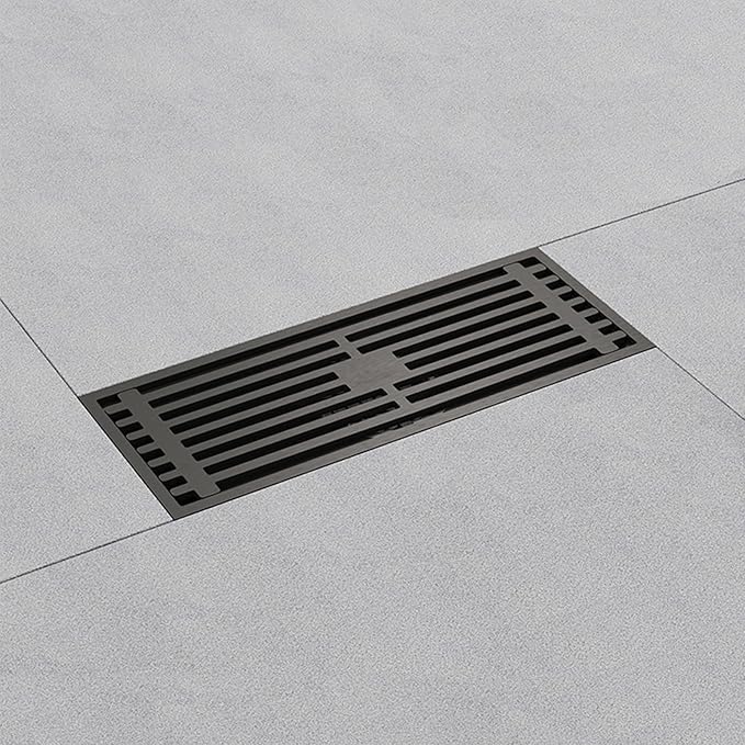 Multipurpose Elegant Gray Bathroom Shower Drain With Odor Prevention Portable For Homes And Hospital Daily Use