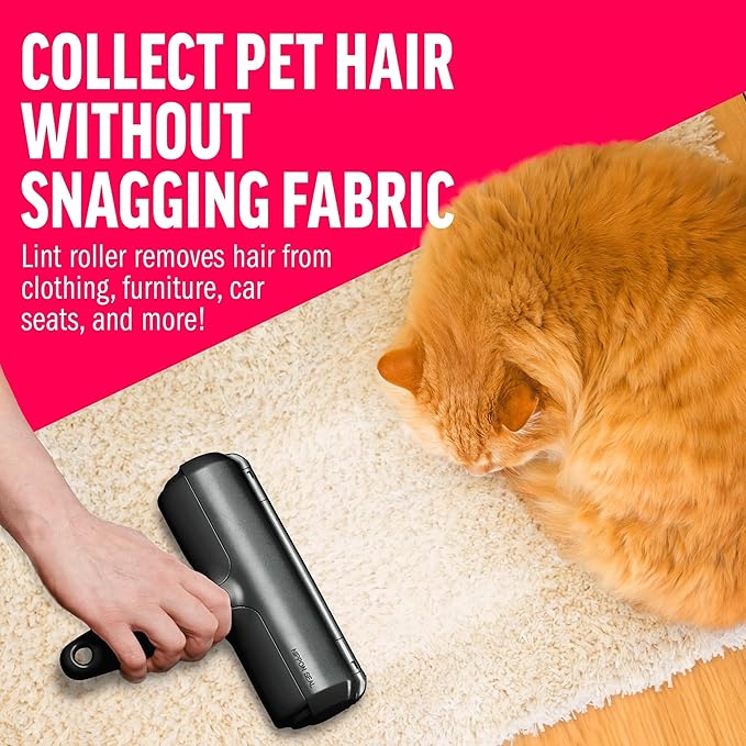 Cat &amp Dog Hair Grooming Remover Tool Furniture Sofa Carpet Clothing Pet Hair Removal Roller Reusable